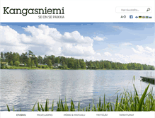 Tablet Screenshot of kangasniemi.fi